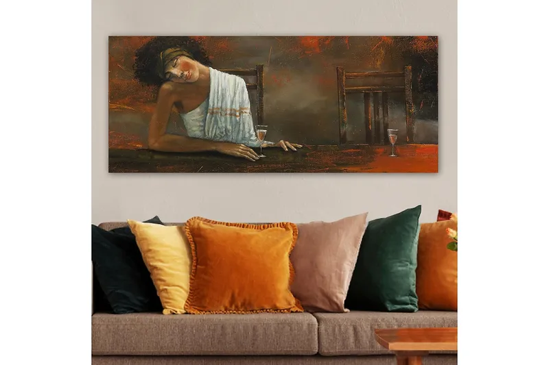 Canvastaulu YTY People Monivärinen - 120x50 cm - Sisustustuotteet - Taulu & taide - Canvas-taulu