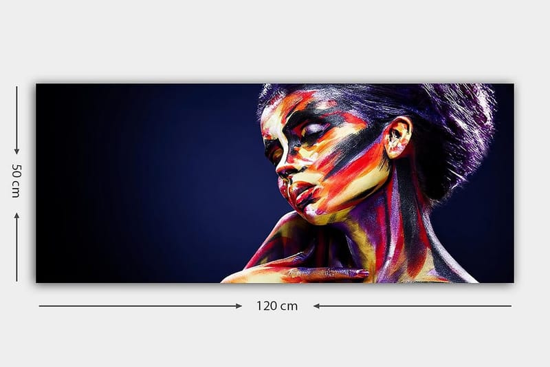 Canvastaulu YTY People Monivärinen - 120x50 cm - Sisustustuotteet - Taulu & taide - Canvas-taulu