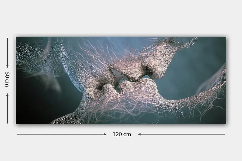 Canvastaulu YTY People Monivärinen - 120x50 cm - Sisustustuotteet - Taulu & taide - Canvas-taulu