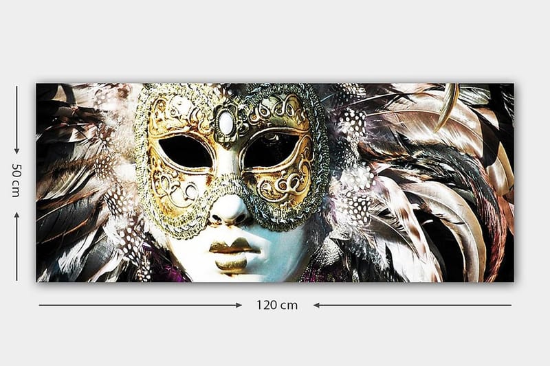 Canvastaulu YTY People Monivärinen - 120x50 cm - Sisustustuotteet - Taulu & taide - Canvas-taulu