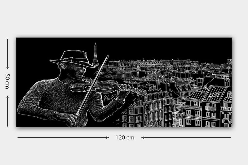 Canvastaulu YTY People Monivärinen - 120x50 cm - Sisustustuotteet - Taulu & taide - Canvas-taulu