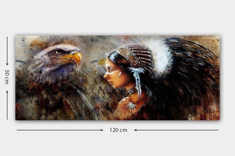 Canvastaulu YTY People Monivärinen - 120x50 cm - Sisustustuotteet - Taulu & taide - Canvas-taulu