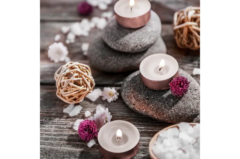 Canvastaulu Pink Flowers, 44x04 cm