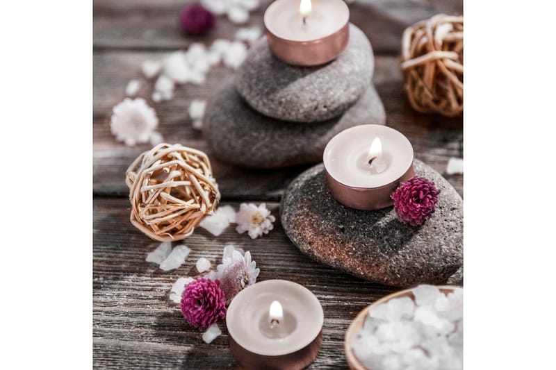 Canvastaulu Pink Flowers, 44x04 cm