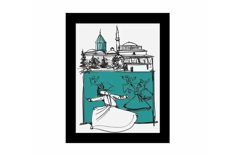 Koriste Kehystetty MDF Maalaus, undefined