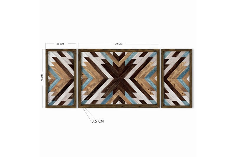 Koriste Kehystetty MDF Maalaus - Sisustustuotteet - Taulu & taide - Canvas-taulu