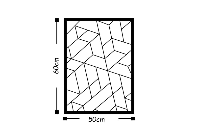 Koriste Seinäteksti - Canvas-taulu - Seinäkoristeet