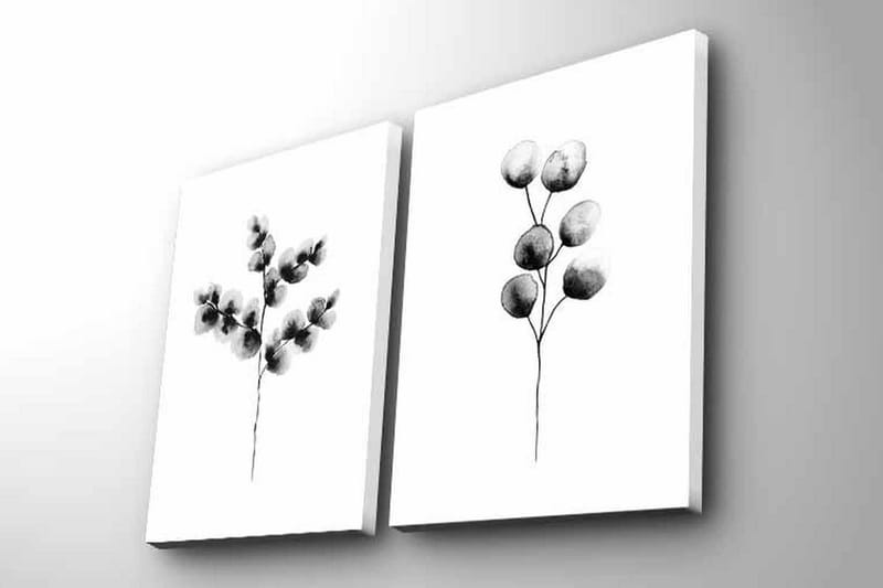 Koristeellinen Canvas Taulu (2 osaa) - Sisustustuotteet - Taulu & taide - Canvas-taulu