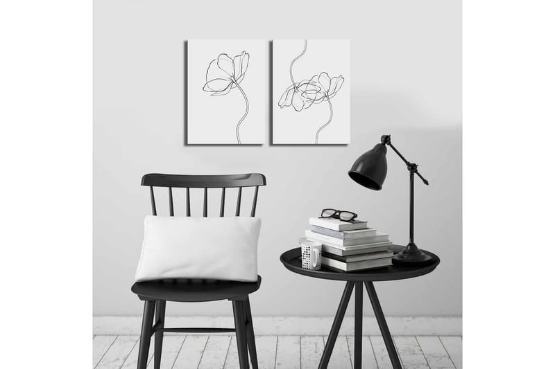 Koristeellinen Canvas Taulu (2 osaa) - Sisustustuotteet - Taulu & taide - Canvas-taulu