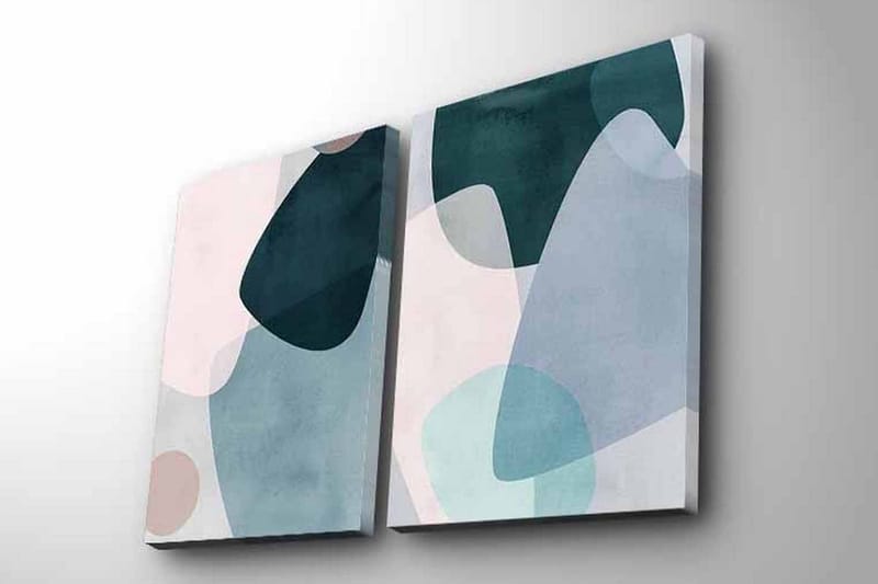 Koristeellinen Canvas Taulu (2 osaa) - Sisustustuotteet - Taulu & taide - Canvas-taulu