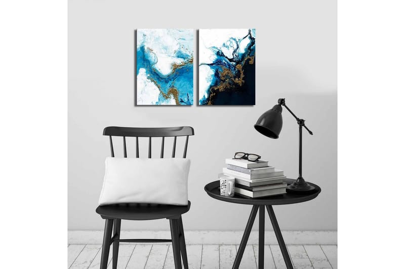 Koristeellinen Canvas Taulu (2 osaa) - Sisustustuotteet - Taulu & taide - Canvas-taulu