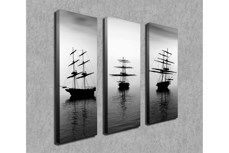 Koristeellinen Canvas Taulu (3 osaa) - Sisustustuotteet - Taulu & taide - Canvas-taulu