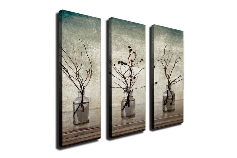 Koristeellinen Canvas Taulu (3 osaa) - Sisustustuotteet - Taulu & taide - Canvas-taulu