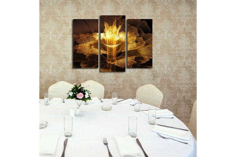 Koristeellinen Canvas Taulu (3 osaa) - Sisustustuotteet - Taulu & taide - Canvas-taulu