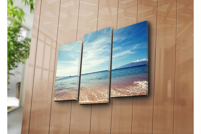Koristeellinen Canvas Taulu (3 osaa) - Sisustustuotteet - Taulu & taide - Canvas-taulu