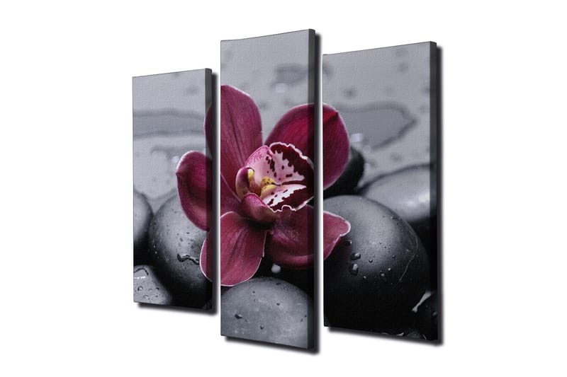 Koristeellinen Canvas Taulu (3 osaa) - Sisustustuotteet - Taulu & taide - Canvas-taulu