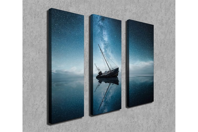 Koristeellinen Canvas Taulu (3 osaa) - Sisustustuotteet - Taulu & taide - Canvas-taulu