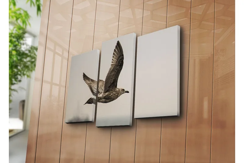 Koristeellinen Canvas Taulu (3 osaa) - Sisustustuotteet - Taulu & taide - Canvas-taulu