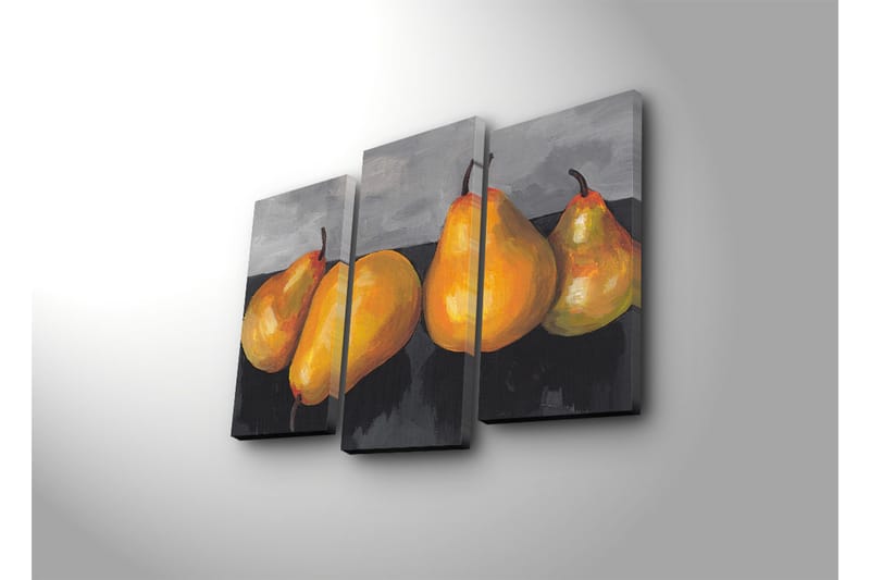 Koristeellinen Canvas Taulu (3 osaa) - Sisustustuotteet - Taulu & taide - Canvas-taulu