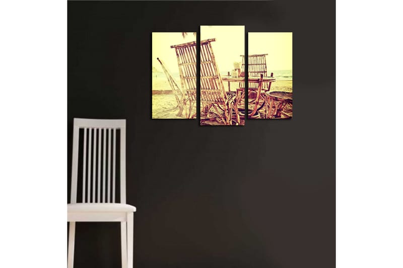 Koristeellinen Canvas Taulu (3 osaa) - Sisustustuotteet - Taulu & taide - Canvas-taulu