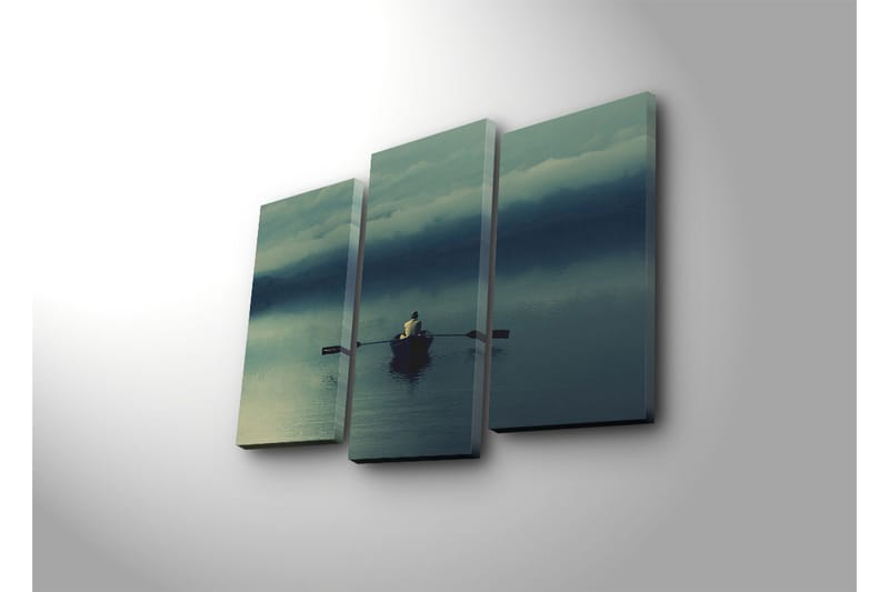 Koristeellinen Canvas Taulu (3 osaa) - Sisustustuotteet - Taulu & taide - Canvas-taulu