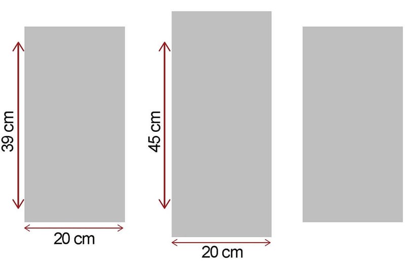 Koristeellinen Canvas Taulu (3 osaa) - Canvas-taulu - Seinäkoristeet