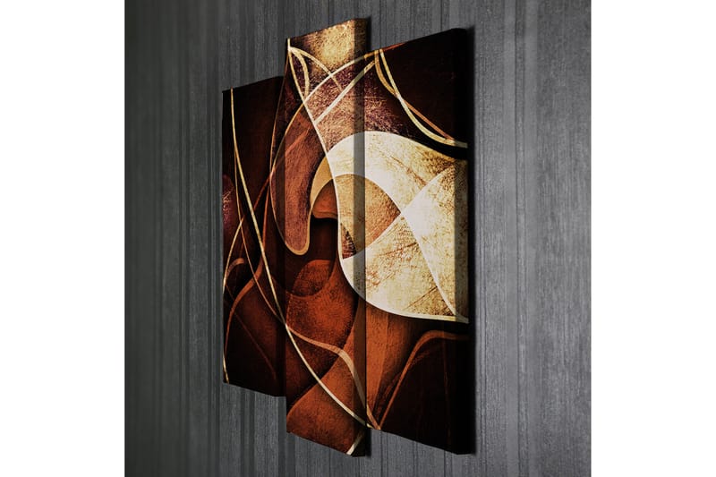 Koristeellinen Canvas Taulu (3 osaa) - Sisustustuotteet - Taulu & taide - Canvas-taulu
