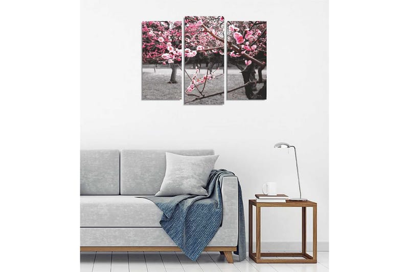 Koristeellinen Canvas Taulu (3 osaa) - Sisustustuotteet - Taulu & taide - Canvas-taulu