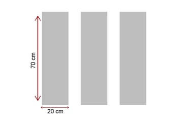 Koristeellinen Canvas Taulu (3 osaa) - Sisustustuotteet - Taulu & taide - Canvas-taulu
