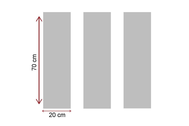 Koristeellinen Canvas Taulu (3 osaa) - Sisustustuotteet - Taulu & taide - Canvas-taulu