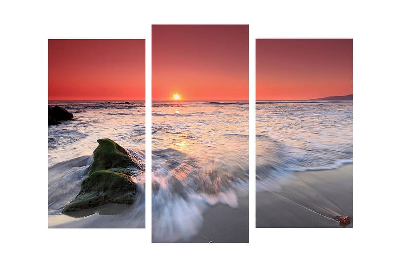 Koristeellinen Canvas Taulu (3 osaa) - Sisustustuotteet - Taulu & taide - Canvas-taulu