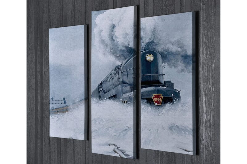 Koristeellinen Canvas Taulu (3 osaa) - Sisustustuotteet - Taulu & taide - Canvas-taulu