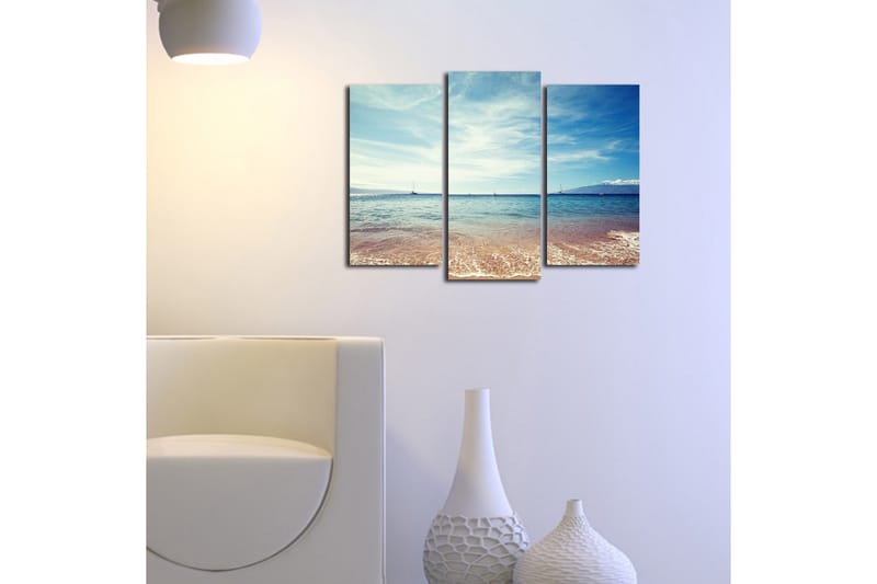 Koristeellinen Canvas Taulu (3 osaa) - Sisustustuotteet - Taulu & taide - Canvas-taulu