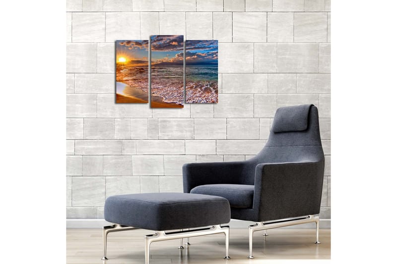 Koristeellinen Canvas Taulu (3 osaa) - Sisustustuotteet - Taulu & taide - Canvas-taulu