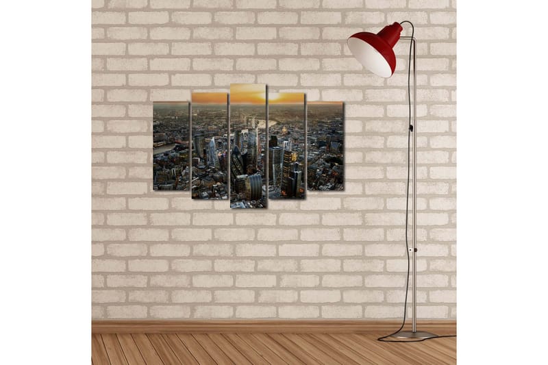 Koristeellinen Canvas Taulu (5 osaa) - Sisustustuotteet - Taulu & taide - Canvas-taulu
