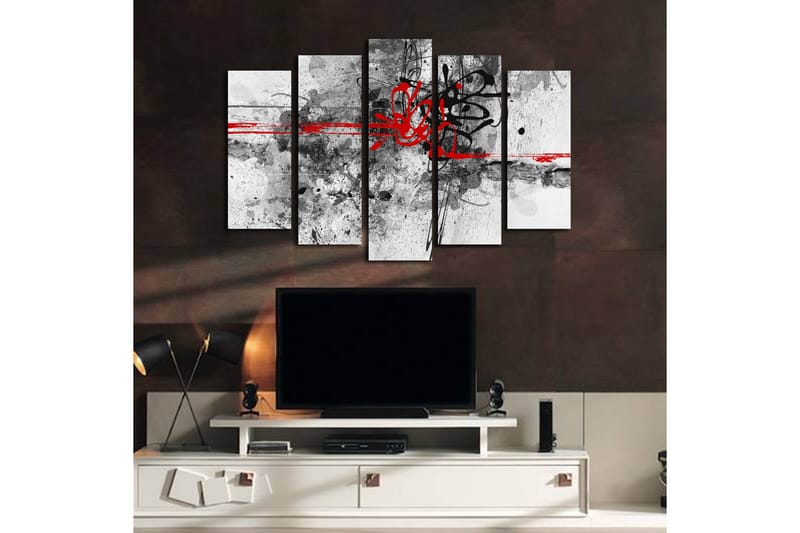 Koristeellinen Canvas Taulu (5 osaa) - Sisustustuotteet - Taulu & taide - Canvas-taulu