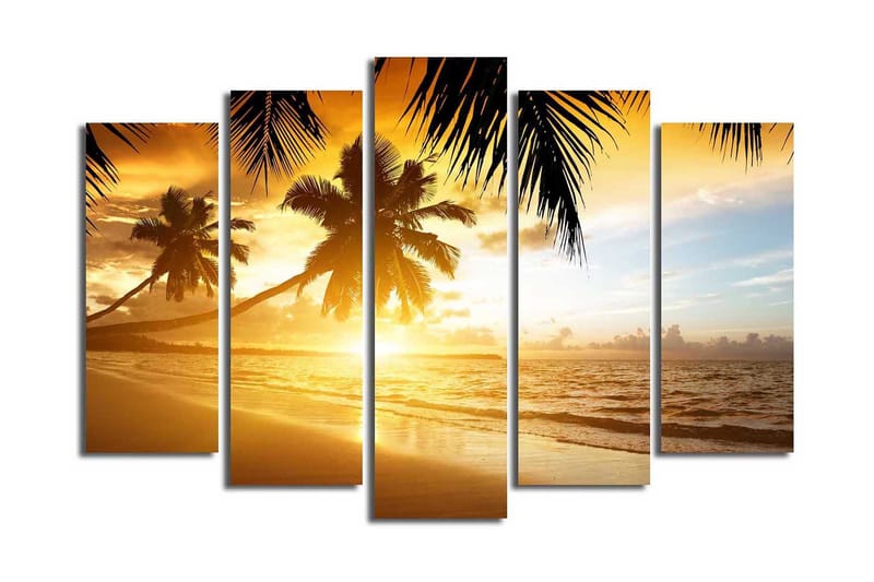 Koristeellinen Canvas Taulu (5 osaa) - Sisustustuotteet - Taulu & taide - Canvas-taulu