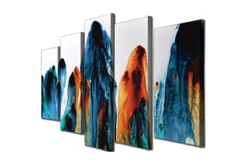Koristeellinen Canvas Taulu (5 osaa) - Sisustustuotteet - Taulu & taide - Canvas-taulu