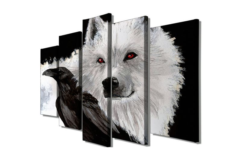 Koristeellinen Canvas Taulu (5 osaa) - Sisustustuotteet - Taulu & taide - Canvas-taulu