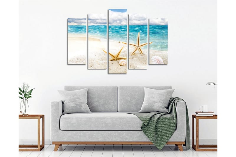Koristeellinen Canvas Taulu (5 osaa) - Sisustustuotteet - Taulu & taide - Canvas-taulu