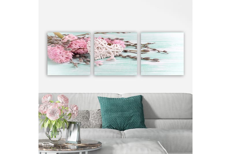 Koristeellinen Canvastaulu 3-os 30x30 cm - Monivärinen - Sisustustuotteet - Taulu & taide - Canvas-taulu