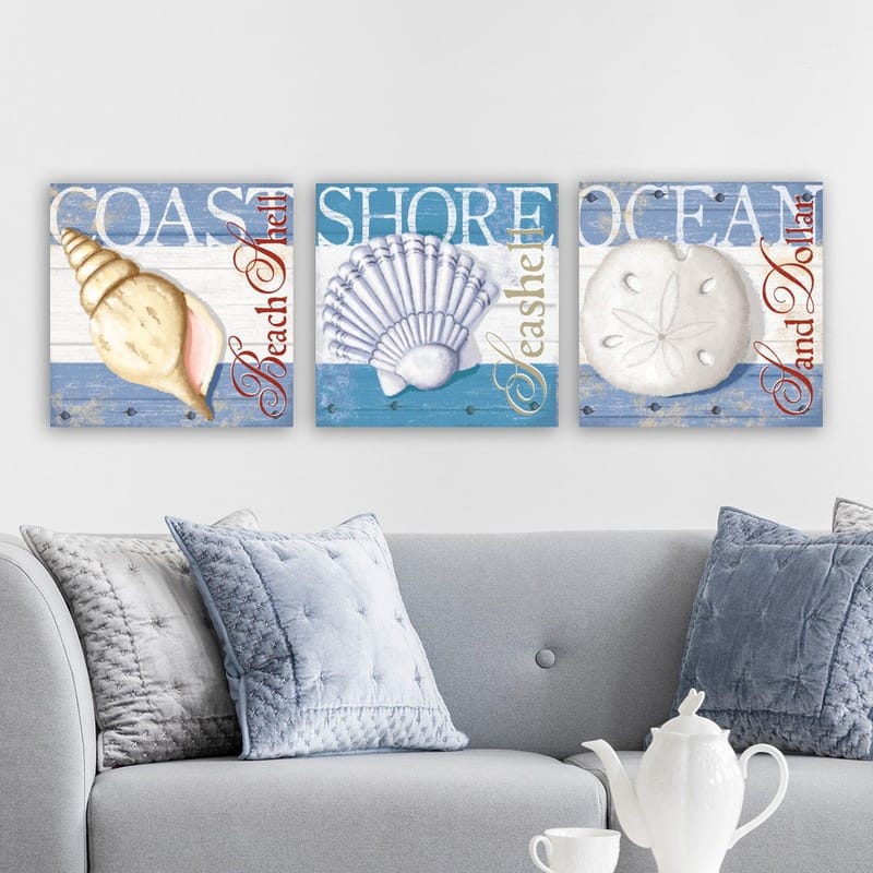 Koristeellinen Canvastaulu 3-os 30x30 cm - Monivärinen - Sisustustuotteet - Taulu & taide - Canvas-taulu