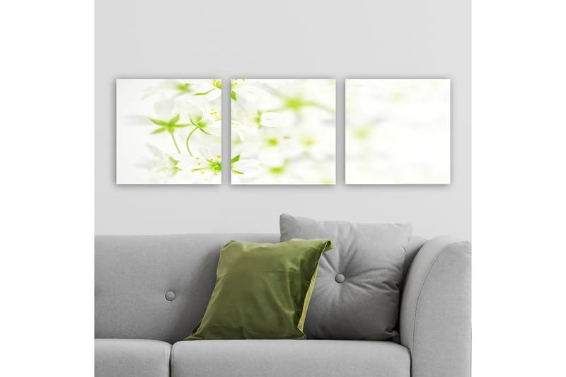 Koristeellinen Canvastaulu 3-os 30x30 cm, Monivärinen