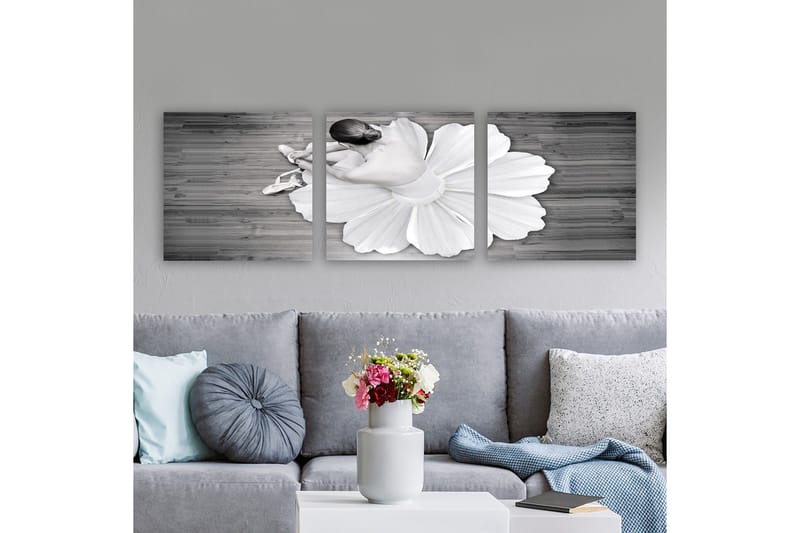 Koristeellinen Canvastaulu 3-os 30x30 cm, Monivärinen