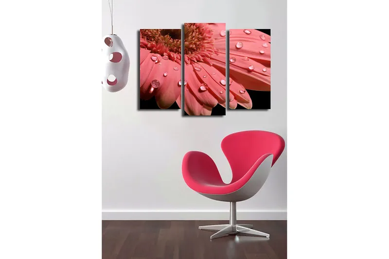 Koristeellinen Canvastaulu 3-os 45x20 cm - Monivärinen - Sisustustuotteet - Taulu & taide - Canvas-taulu