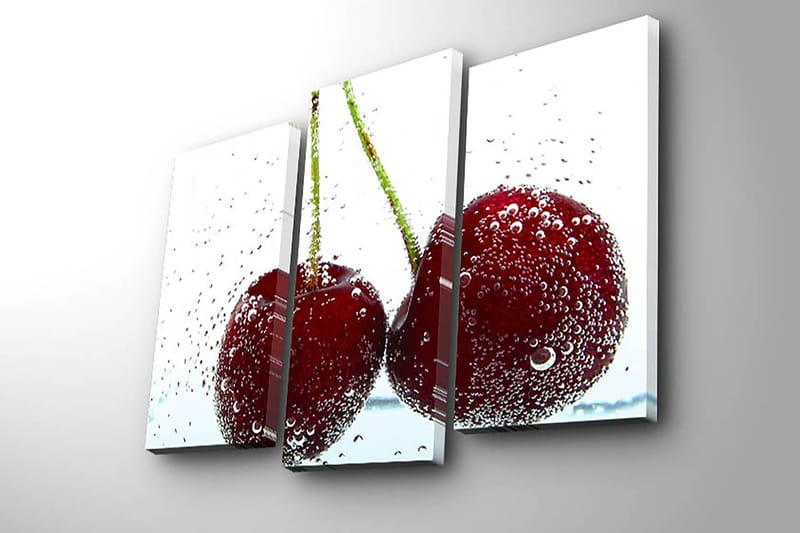 Koristeellinen Canvastaulu 3-os 45x20 cm - Monivärinen - Sisustustuotteet - Taulu & taide - Canvas-taulu