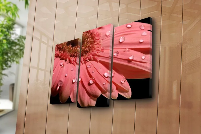 Koristeellinen Canvastaulu 3-os 45x20 cm - Monivärinen - Sisustustuotteet - Taulu & taide - Canvas-taulu