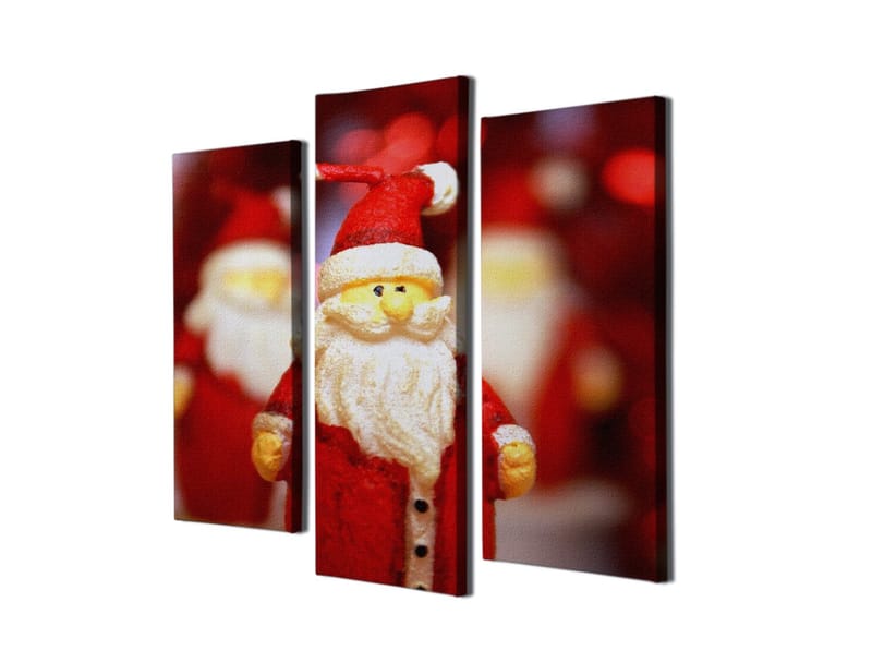 Koristeellinen Canvastaulu 3-os 45x20 cm - Monivärinen - Sisustustuotteet - Taulu & taide - Canvas-taulu