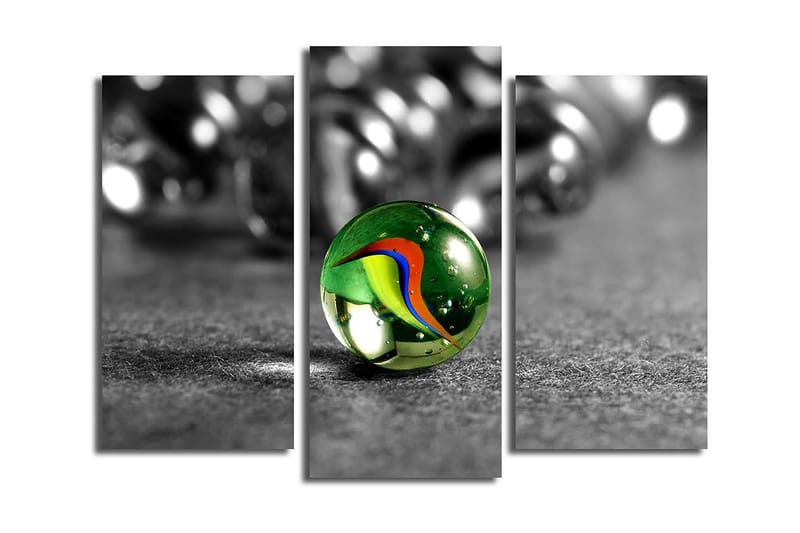 Koristeellinen Canvastaulu 3-os 45x20 cm, Monivärinen