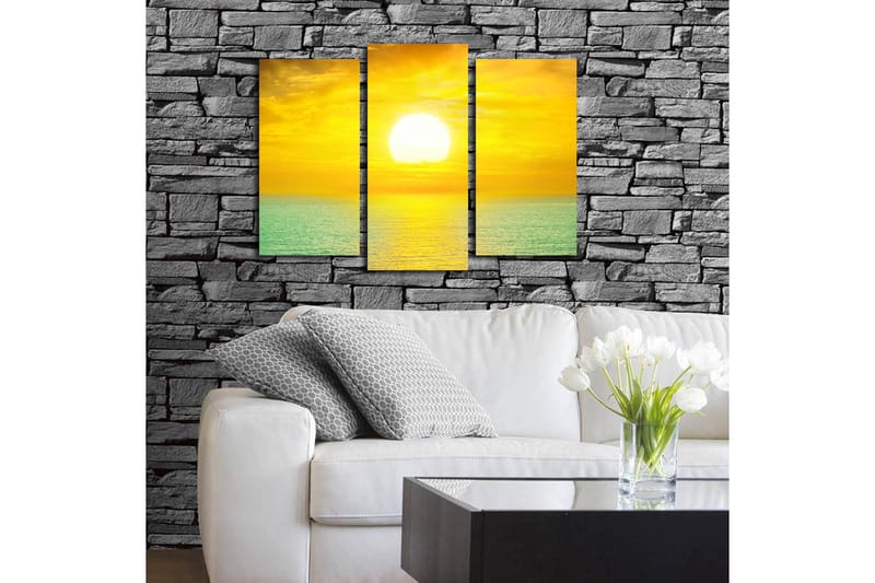 Koristeellinen Canvastaulu 3-os 45x20 cm - Monivärinen - Sisustustuotteet - Taulu & taide - Canvas-taulu